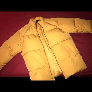 ASOS Yellow Puffer Coat
